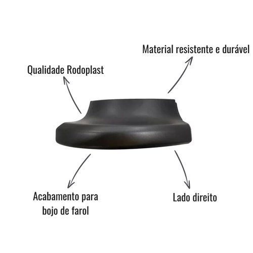Acabamento Bojo Farol Rodoplast Lado Direito Scania S4/S5