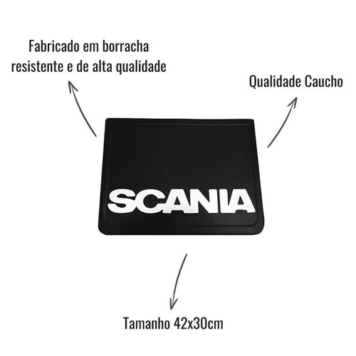 Apara Barro/Lameiro Caucho 42x30 Dianteiro Scania Série 4