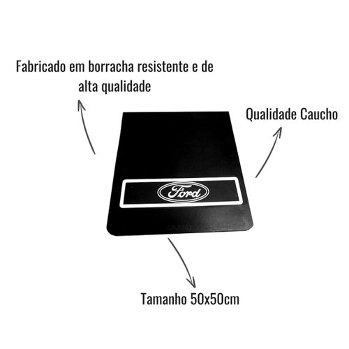 Apara Barro/Lameiro Caucho Dianteiro 50x50 para Ford