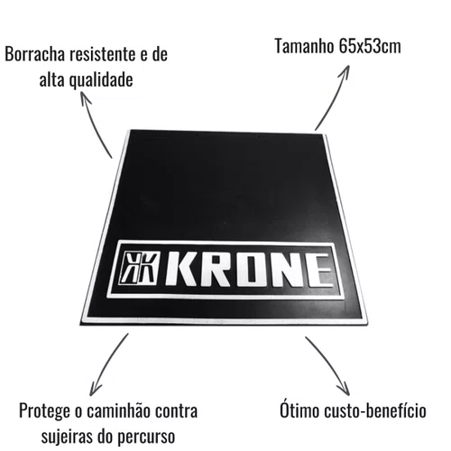 Apara Barro Lameiro Caucho 65x53 para Krone