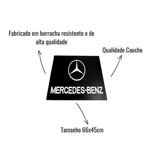 Apara Barro/Lameiro Caucho Traseiro 66x45 Mercedes-Benz