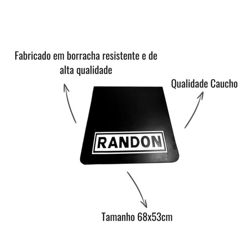 Apara Barro/Lameiro Caucho 68x53 para Randon