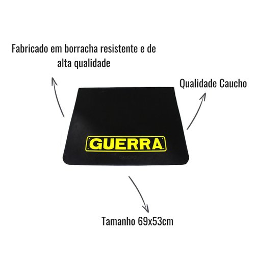 Apara Barro/Lameiro Caucho 69x53 Logo Amarelo Guerra