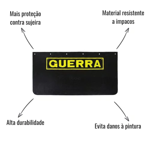 Apara Barro Lameiro Caucho Dianteiro 70 x 35 Guerra Amarela