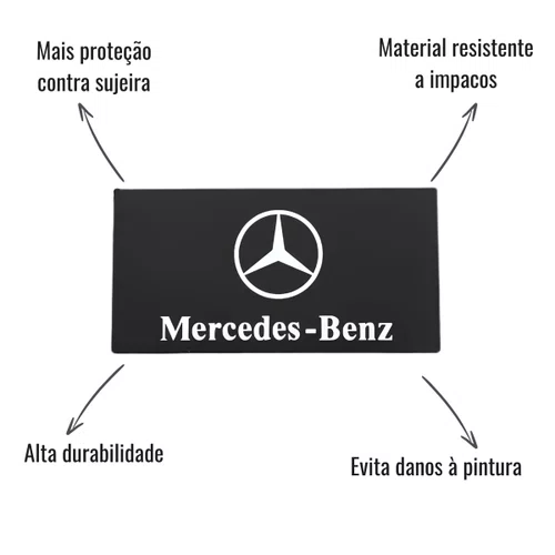 Apara Barro Lameiro Caucho Traseiro 60 x 30 Mercedes 1938