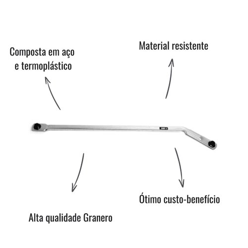 Barra para Limpador Para-Brisa Granero 1218DG Constellation