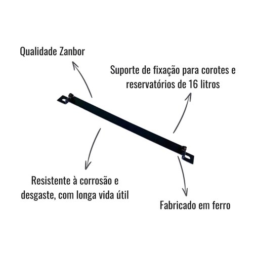 Base Fixação Horizontal Corote Zanbor