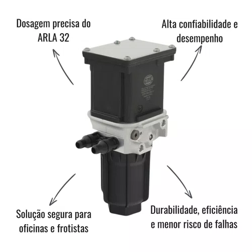 Bomba Arla Hella 24V Accelo Atego Actros 2022 em diante