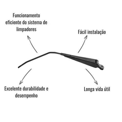 Braço Limpador Granero 733 MB Cabine Alta 3 Limpadores