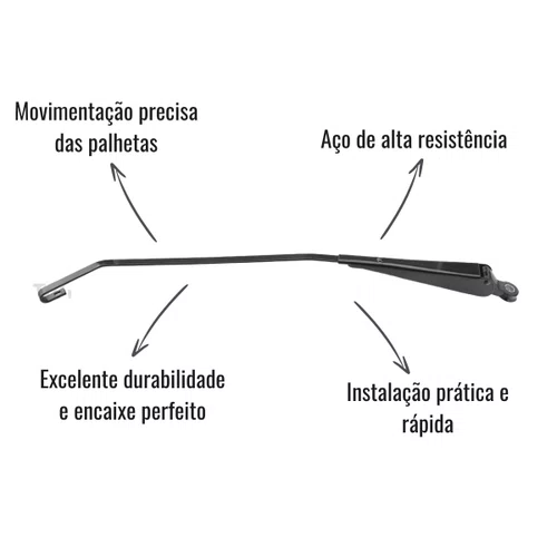 Braço Limpador Granero 757 Volvo N10 N12 NL10 NL12