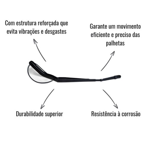 Braço Limpador Para-Brisa DNA Direito Scania NTG Série 6 XT