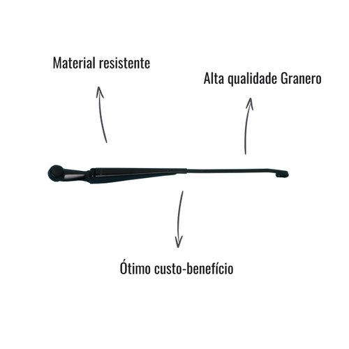 Braço Limpador Para-Brisa Granero 777E LE para Fiat