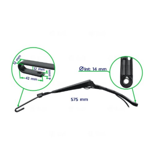 Braço Limpador Para-Brisa Granero 791 para Iveco e VW