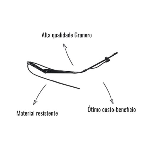Braço Limpador Para-Brisa Granero 916E LE para Iveco