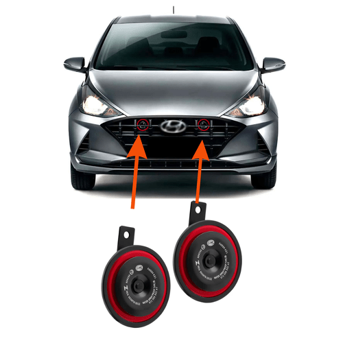 Par de Buzinas Hella Paquerinha Disc Horn Rich Tone