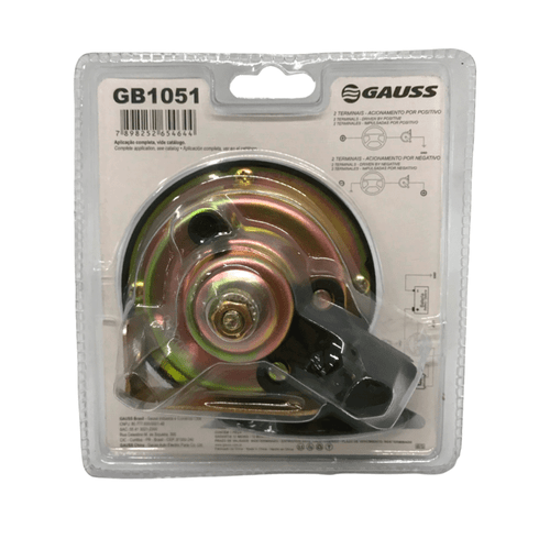 Buzina Elétrica Caracol Gauss 12V 2T para GM 95>
