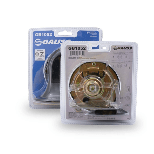 Buzina Caracol Gauss Individual 12V 2T 90mm Universal