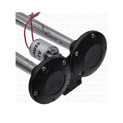 Buzina Com Valvula 2 Corneta Cromada 12v