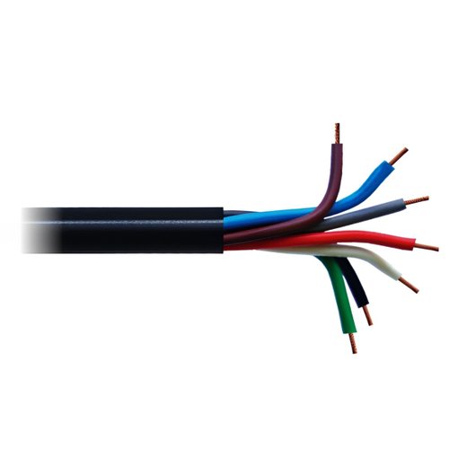 Cabo Tipo PP DNI 7x1,0mm² Preto Instalação Automotiva 100 Metros
