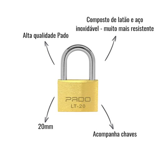 Cadeado Pado LT-20