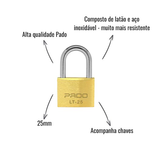 Cadeado Pado LT-25