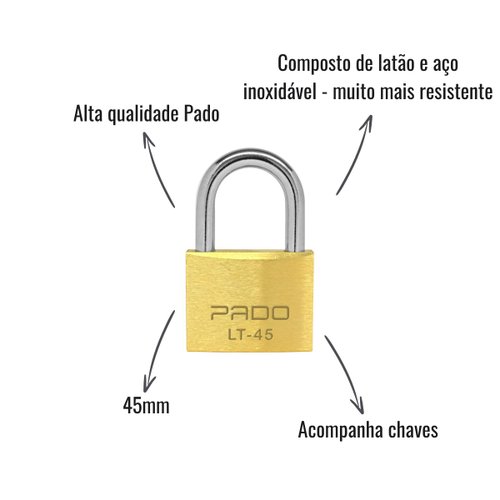 Cadeado Pado LT-45