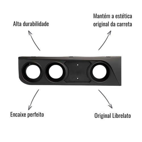 Caixa Lanterna Traseira Braslux Esquerdo Original Librelato