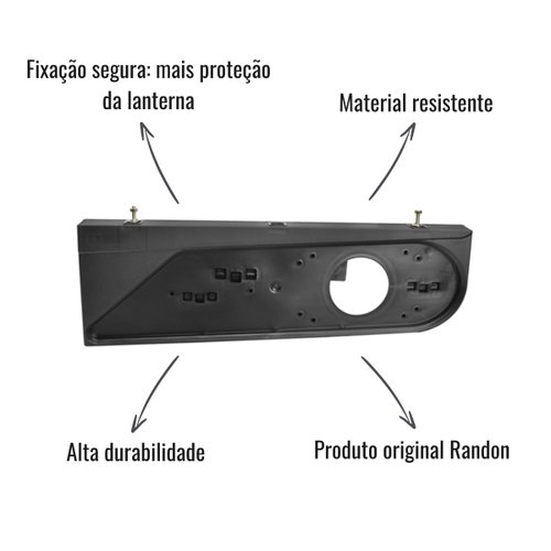 Caixa Lanterna Traseira Braslux Lado Direito Randon Linha R