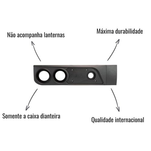 Caixa Lanterna Traseira Braslux LE C/Prol Original Librelato