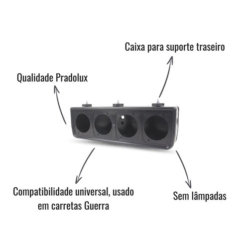 Caixa Suporte Traseiro Pradolux Direito Guerra/Universal