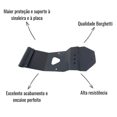 Chapa Placa Sinaleira Borghetti Trucado Volvo FH/NH 2004-2014