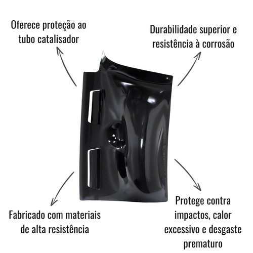 Chapa Proteção Tubo Catalisador Edreaza Direito Scania S4 P/R/T