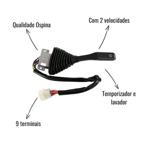 Chave de Limpador Ospina 9 Terminais para Scania 113