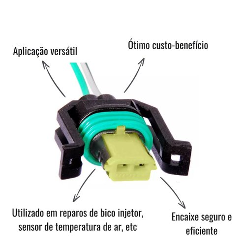 Chicote Bico Injetor Rainha das Sete ETE 7732 Gol Parati