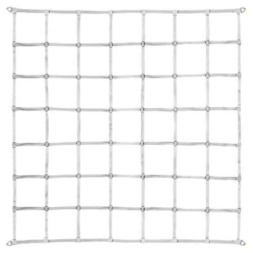 Cinta Rede de Contenção 3T 50 mm 3 x 3m 6 Ganchos Branca