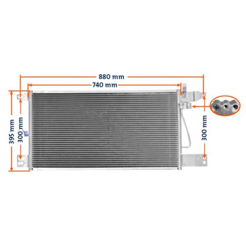 Condensador Ar Condicionado Scania Série 5 P/G/R 2008-2011