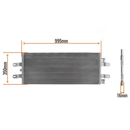 Condensador Royce Connect para Scania Série 5 G R