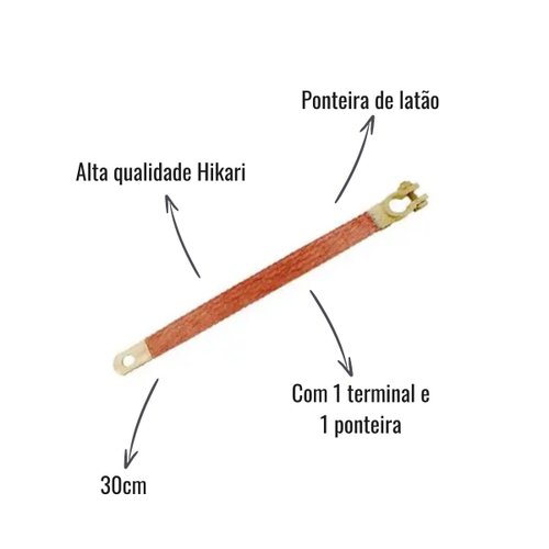 Cordoalha Bateria Veículos Leves Hikari HC-1030 1T/1P 30CM
