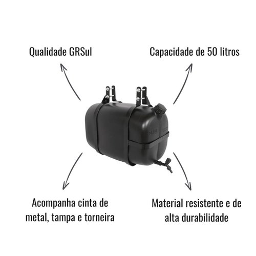 Corote/Reservatório GRSul Preto 50 Litros