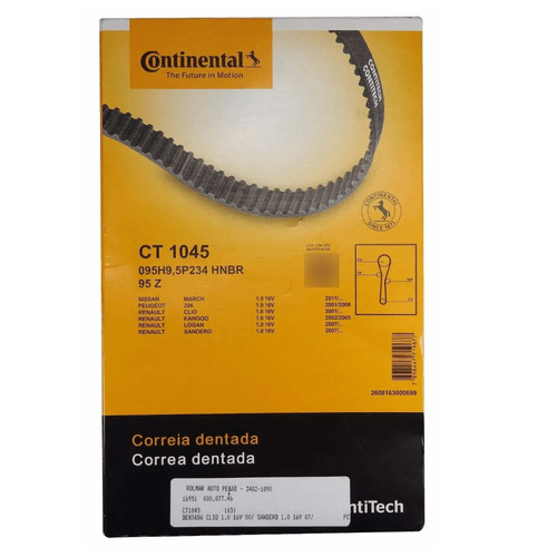 Correia Dentada para Renault Clio Sandero Logan Kangoo 206