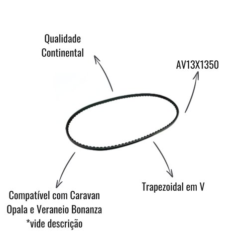 Correia Trapezoidal em V Continental AV13X1350