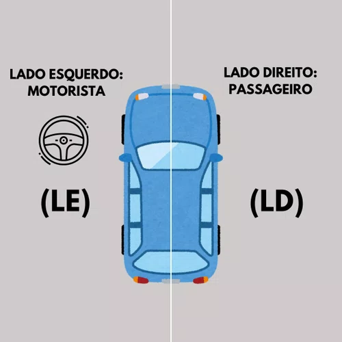 Defletor Ar Coluna BL Parts Esquerdo Scania Série 5
