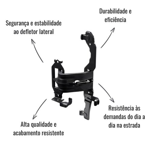 Dobradiça Defletor Lateral Edreaza Direito Scania S4/S5 P/R