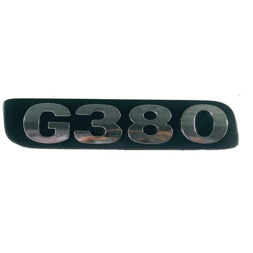Emblema Letreiro Potência Para Scania G 380 Moderno Cromado