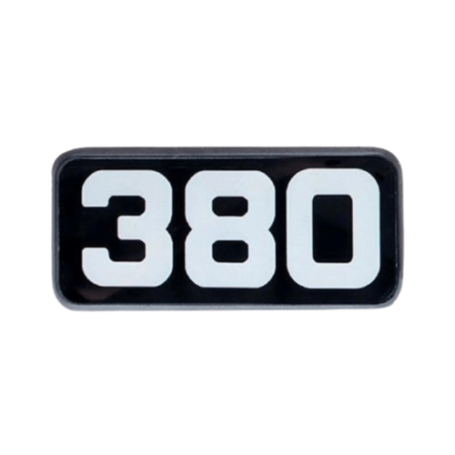 Emblema 380 Potência Volvo FH até 2003 (Letreiro) - Globo
