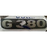 Emblema Letreiro Potência Para Scania G 380 Antigo Cromado