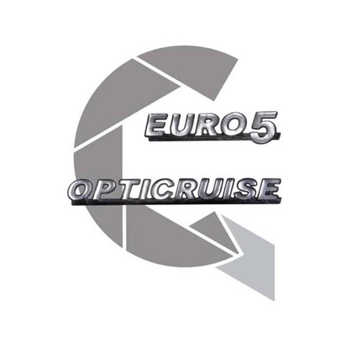 Emblema resinado logo Opticruise Euro 5 Scania Lado Direito