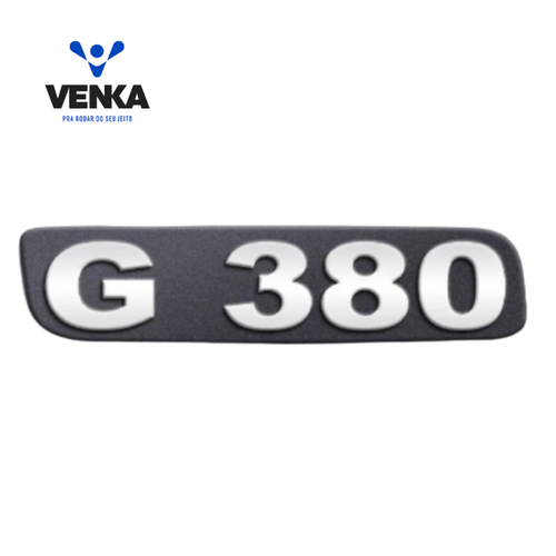 Emblema Letreiro Potência Para Scania G 380 Antigo Cromado