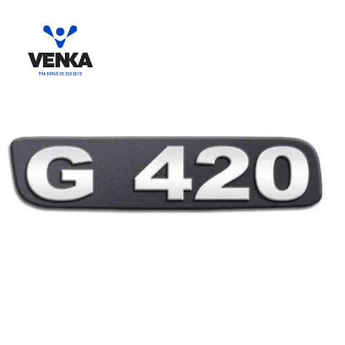 Emblema Letreiro Potência Para Scania G 420 Moderno Pintado