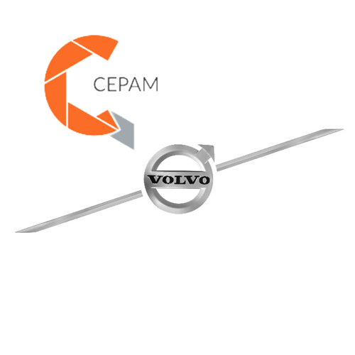 Emblema Transversal Grade para Volvo Vm ano 2012 em diante
